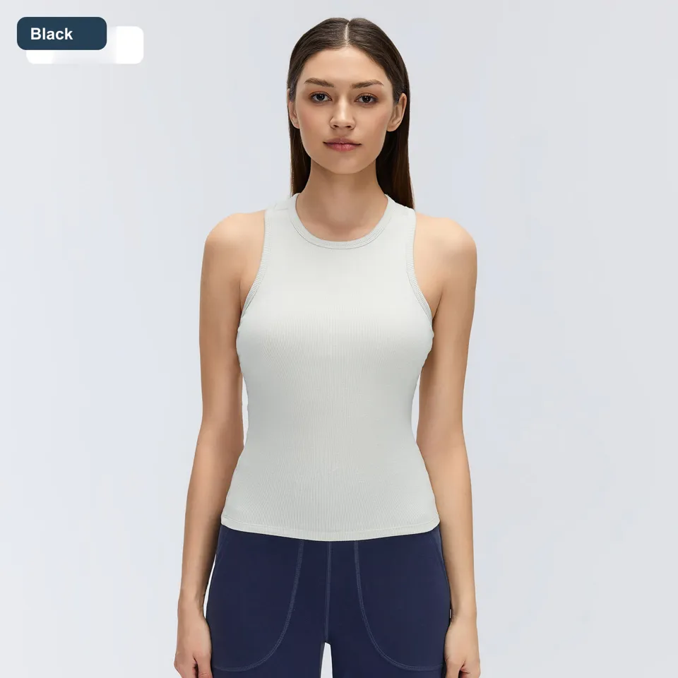 LS-B0572 Women's Modal Sports Bra in Black, original product photograph