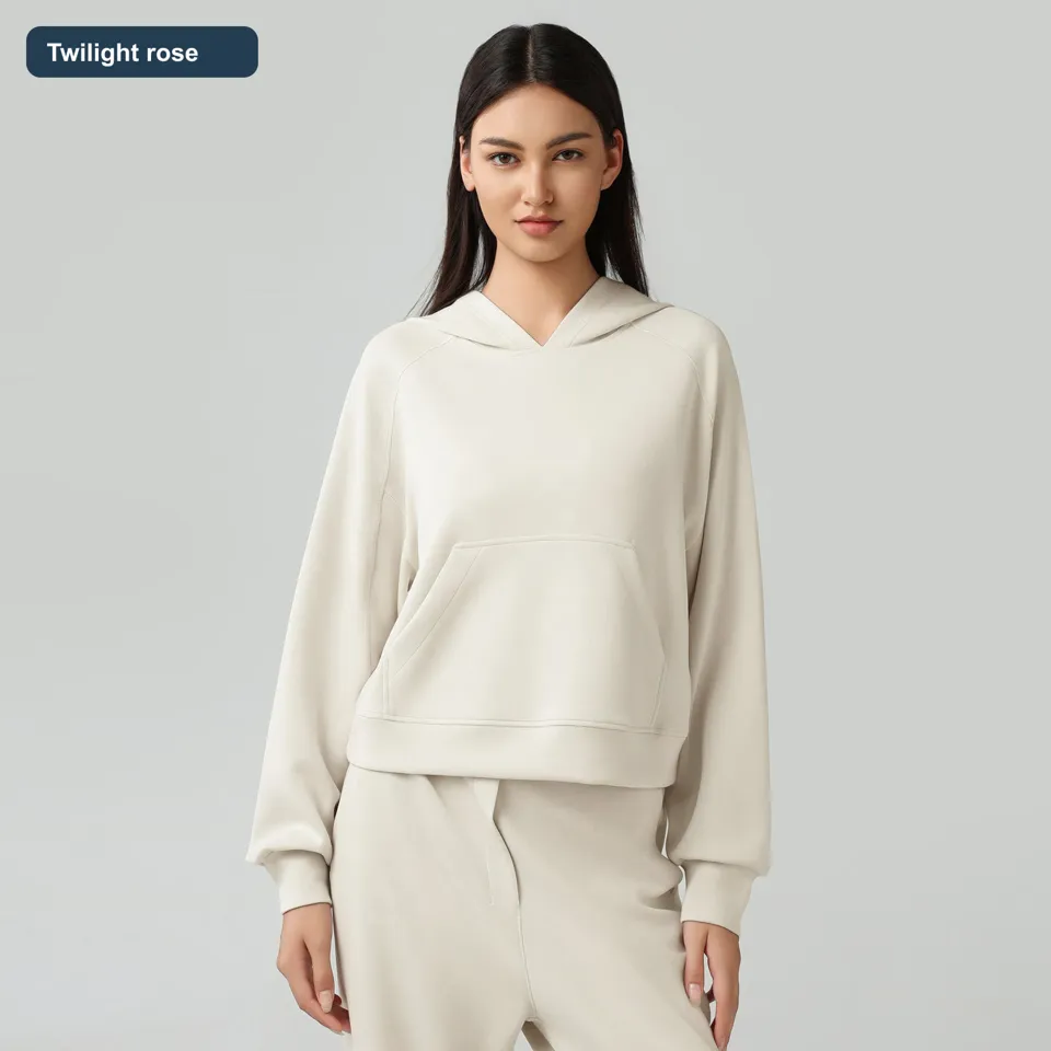 LS-B0584 Women's Cotton Yoga Cover-Up in Twilight rose, original product photograph