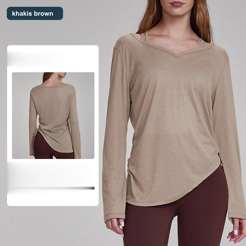 LS-B0586 khakis brown front view — original product photograph