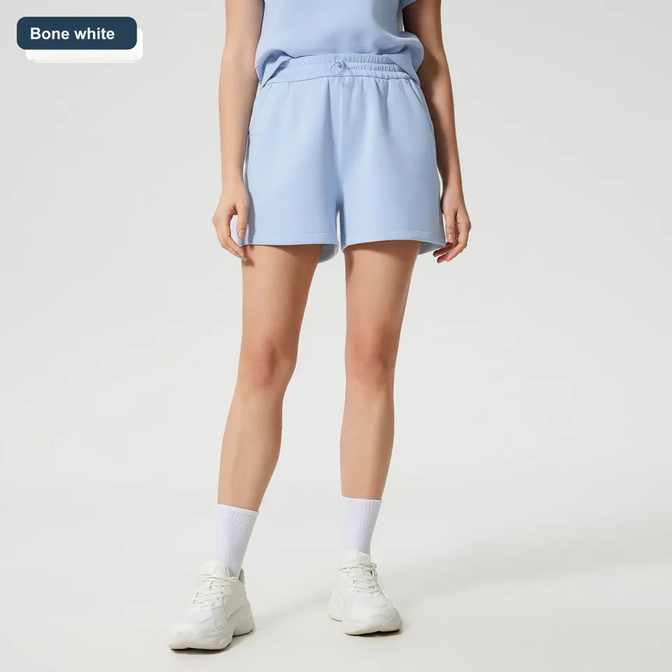 LS-B0601 Women's Cotton Training Shorts in Bone white, original product photograph