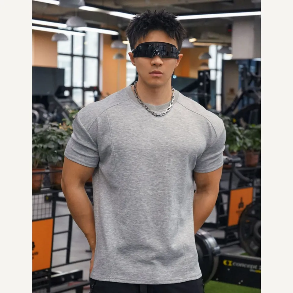 LS-B0628 Heather Grey front view — original product photograph