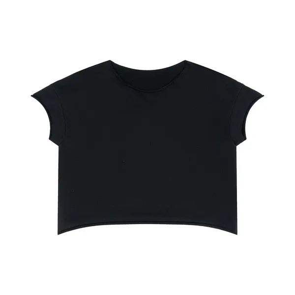 LS-B0651 320 GSM Blank Premium Heavyweight T-Shirt in Black, original product photograph