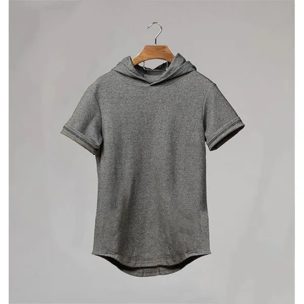 LS-B0652 Blank Premium Heavyweight T-Shirt in Dark Gray, original product photograph