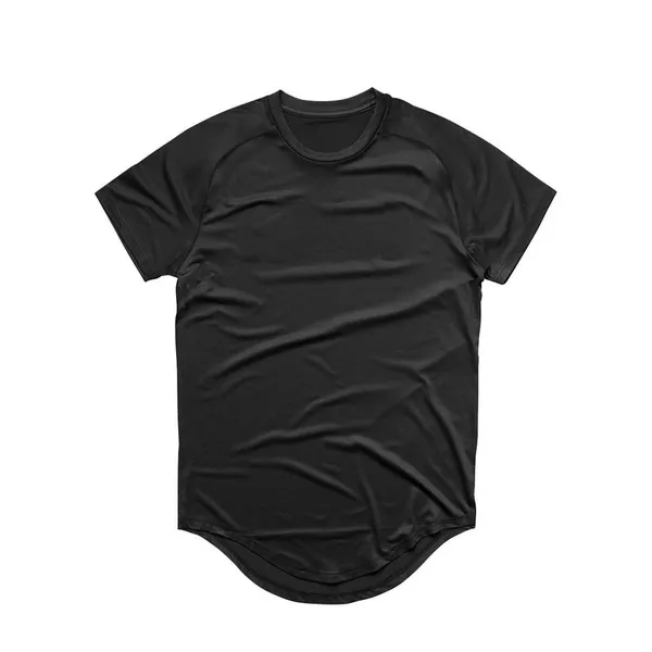 LS-B0654 Blank Premium Heavyweight T-Shirt in Black, original product photograph