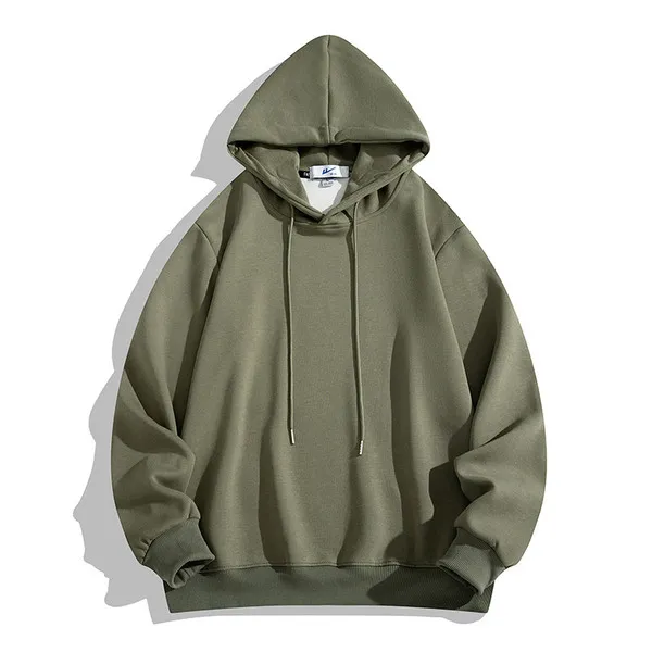 LS-B0665 Blank Pullover Hoodie in Green Sweatshirt, original product photograph
