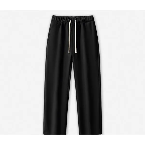 LS-B0667 Black (Pants/Wide Leg Pants) front view — original product photograph