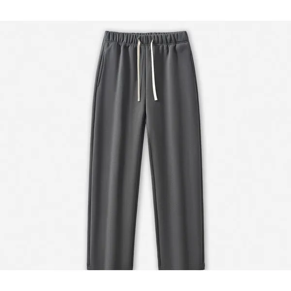 LS-B0667 350 GSM Blank Wide-Leg Joggers in Dark Gray (Pants/Wide Leg Pants), original product photograph