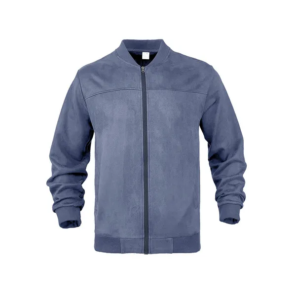 LS-B0684 Blank Lightweight Bomber Jacket in Navy Blue, original product photograph