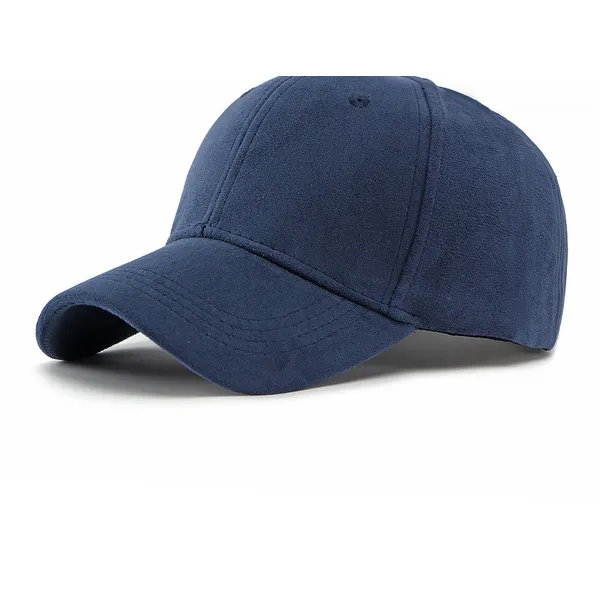 LS-B0703 Blank Adjustable Baseball Cap in Navy Blue, original product photograph