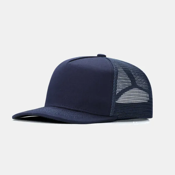 LS-B0706 Blank Adjustable Baseball Cap in Pure Navy Blue, original product photograph