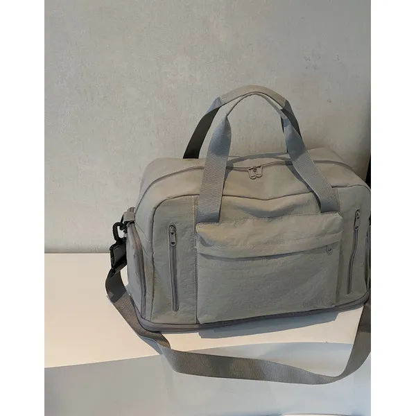 LS-B0710 Blank Premium Nylon Carry Bag in Grey, original product photograph
