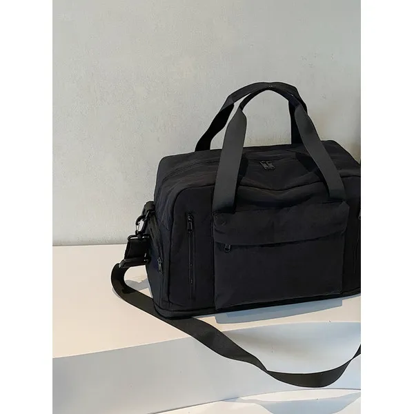LS-B0710 Blank Premium Nylon Carry Bag in Black, original product photograph