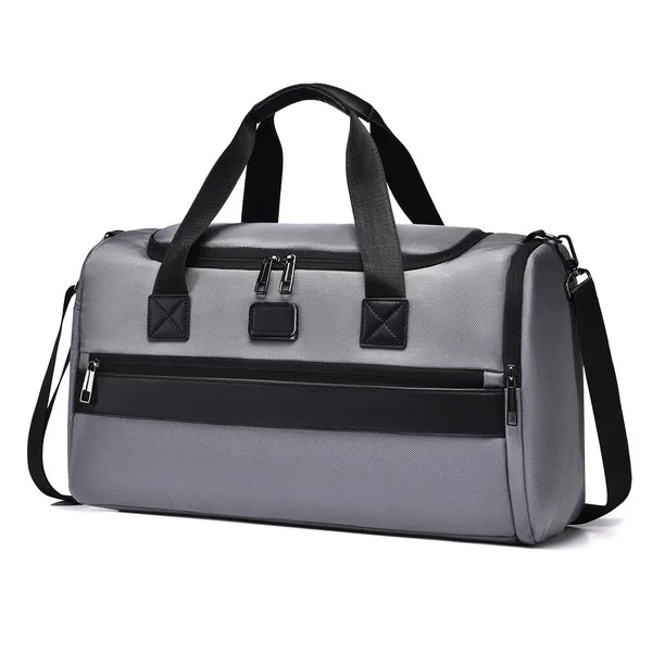 LS-B0715 Blank Premium Nylon Carry Bag in Grey, original product photograph