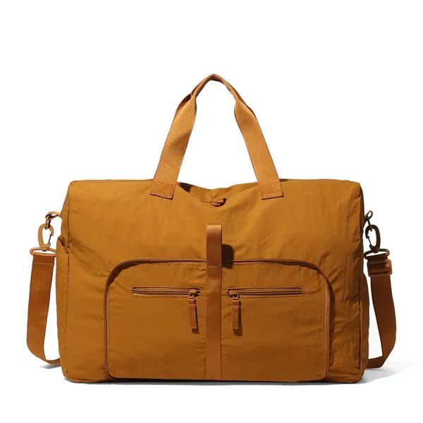 LS-B0716 Blank Premium Nylon Carry Bag in Yellow, original product photograph