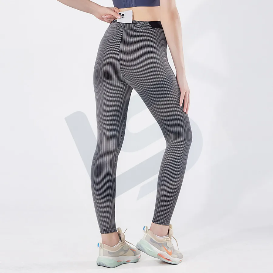 LS-B0731 Unisex Running Tights in Grey Variant 2, original product photograph