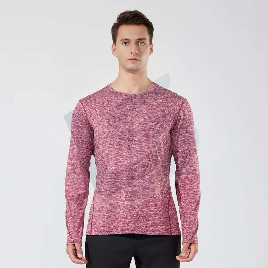LS-B0744 Unisex Running Mid-Layer Top in Red Variant 1, original product photograph