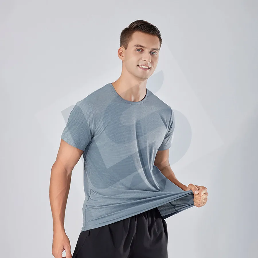 LS-B0745 Unisex Running T-Shirt in Grey Variant 1, original product photograph