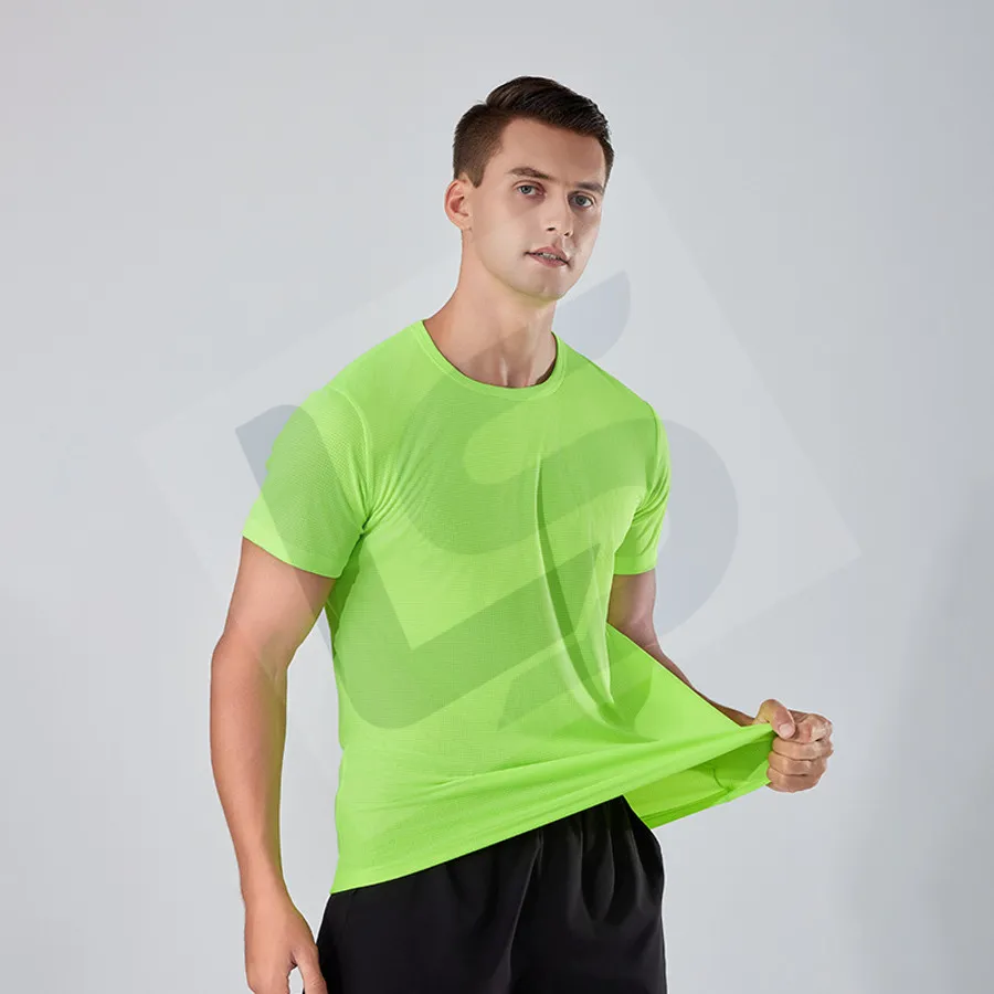 LS-B0745 Unisex Running T-Shirt in Green Variant 1, original product photograph
