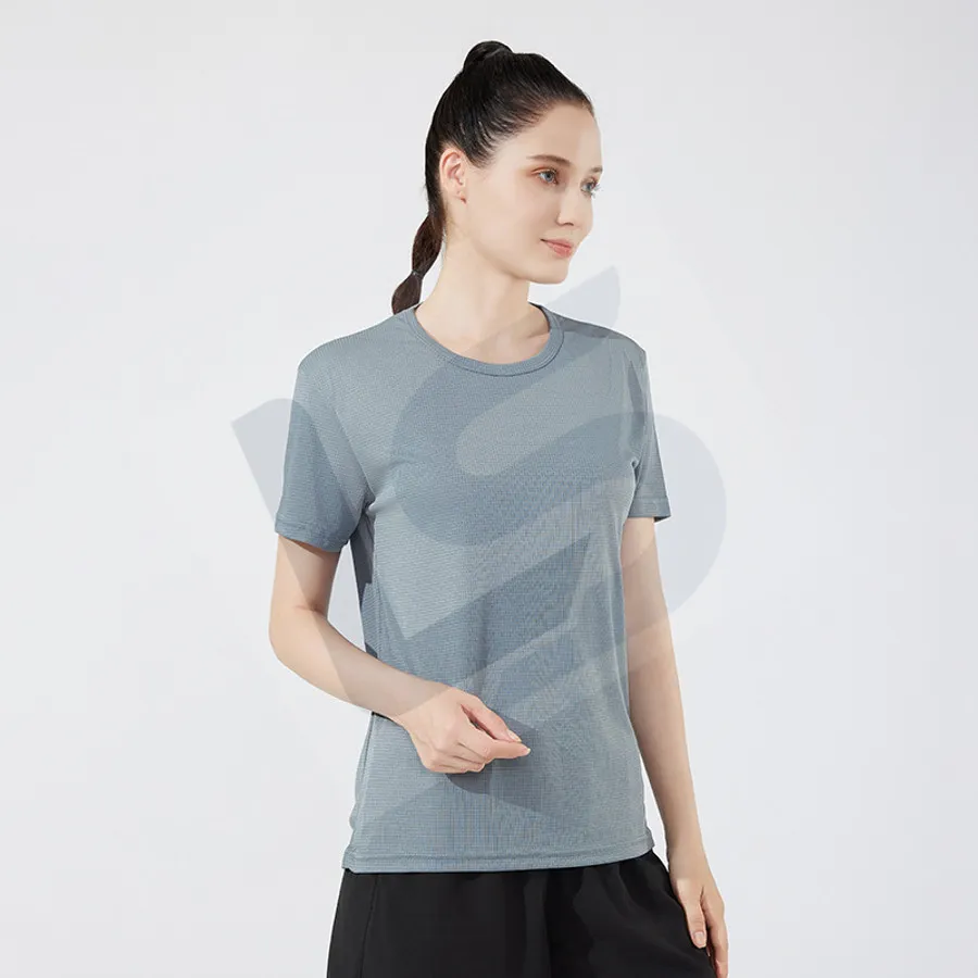 LS-B0745 Unisex Running T-Shirt in Grey Variant 2, original product photograph