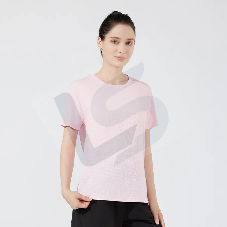 LS-B0745 Unisex Running T-Shirt in Pink Variant 2, original product photograph