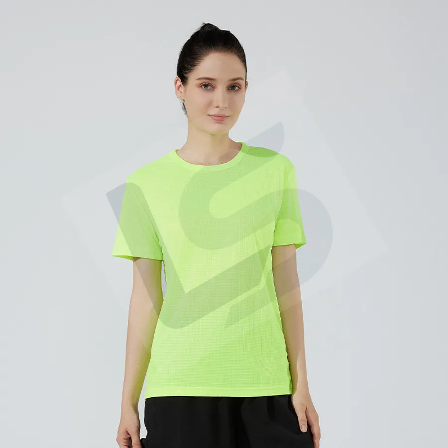 LS-B0745 Unisex Running T-Shirt in Green Variant 2, original product photograph