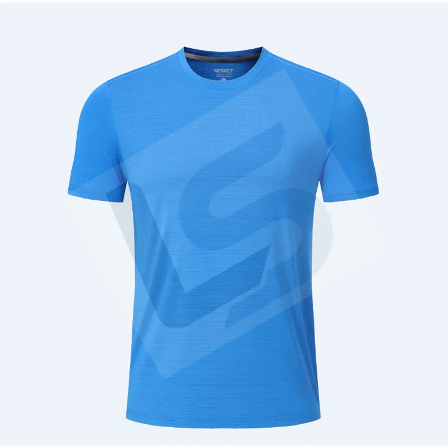 LS-B0748 Men's Running T-Shirt in Blue Variant 1, original product photograph