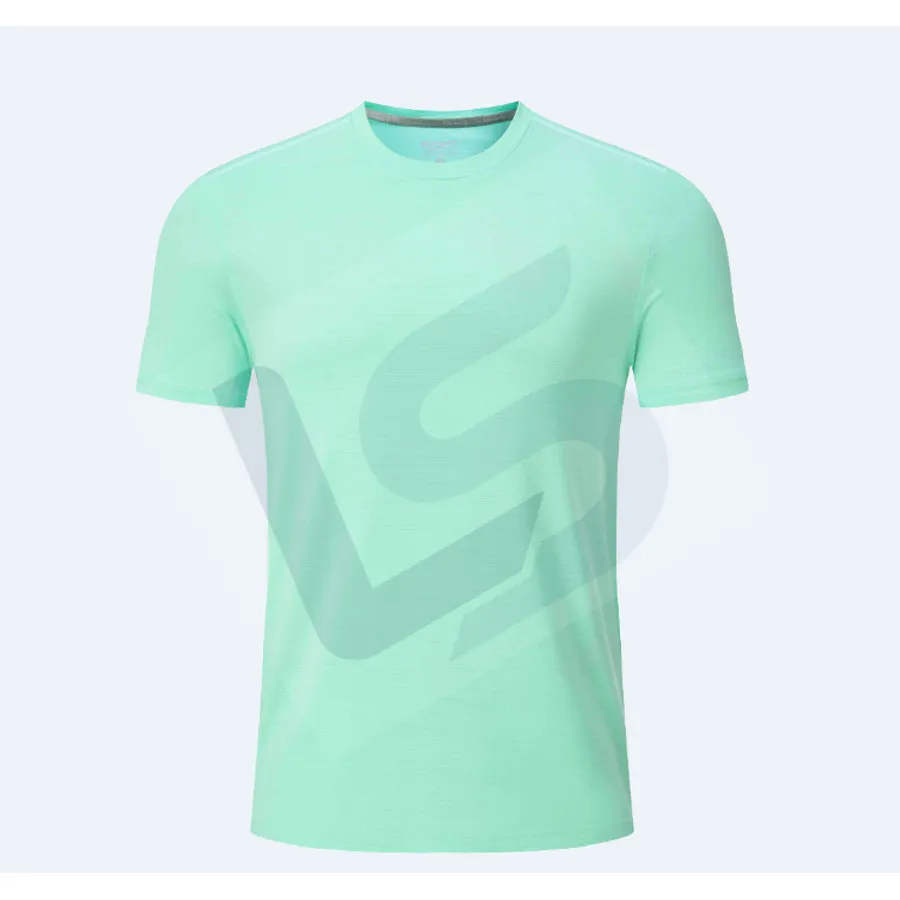 LS-B0748 Men's Running T-Shirt in Green, original product photograph