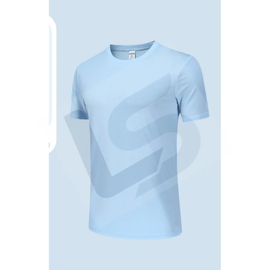LS-B0750 Men's Running T-Shirt in Blue, original product photograph