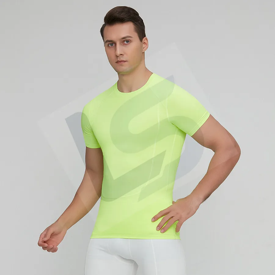 LS-B0751 Men's Running T-Shirt in Green Variant 3, original product photograph