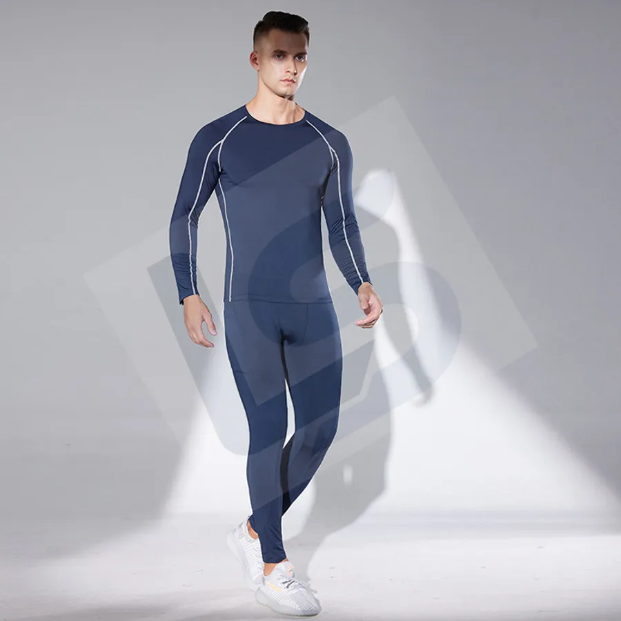 LS-B0752 Men's Running & Training Set in Green Variant 2, original product photograph