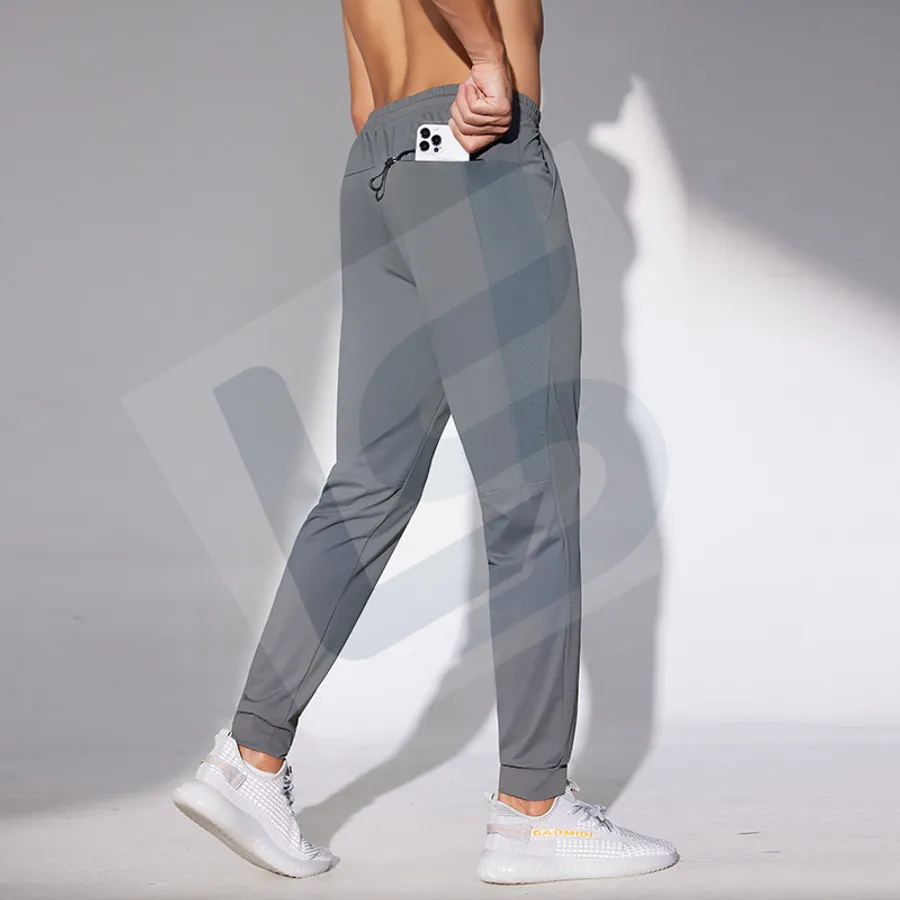 LS-B0753 Men's Running Pants in Grey, original product photograph