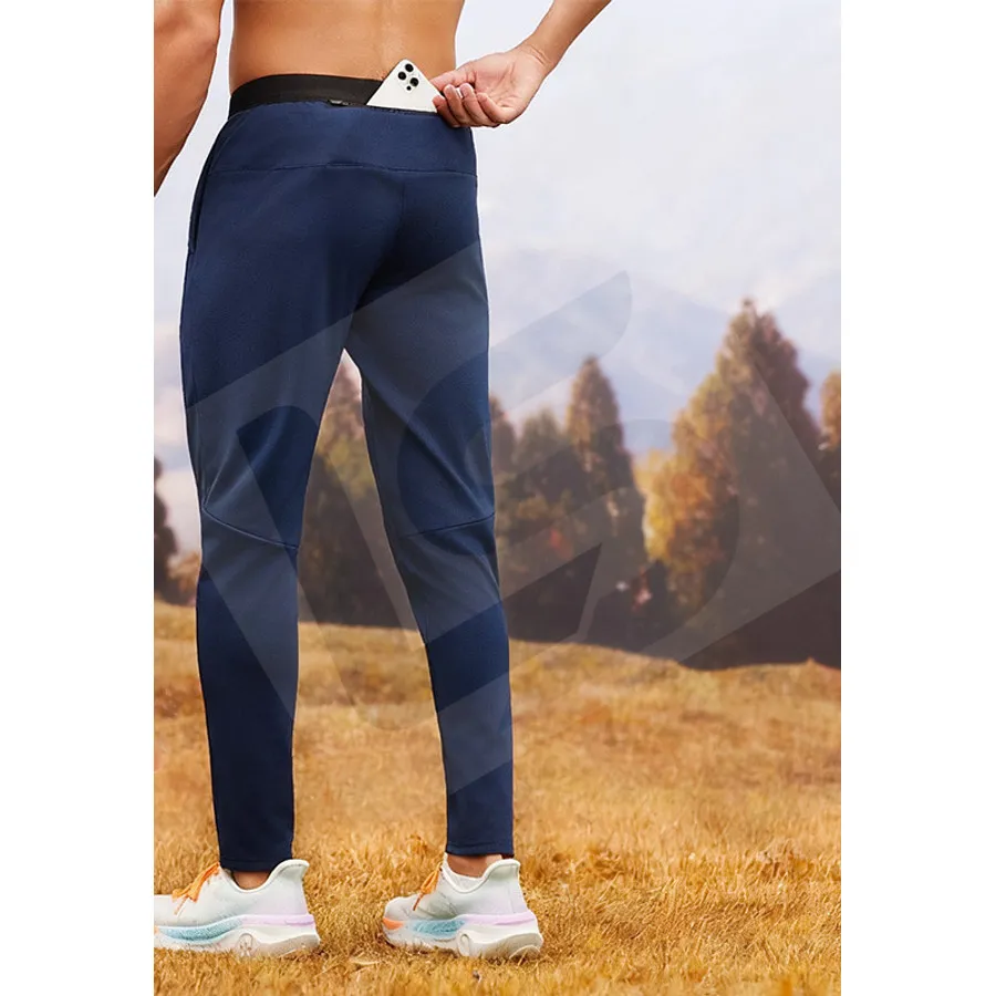 LS-B0754 Men's Running Pants in Green Pants, original product photograph