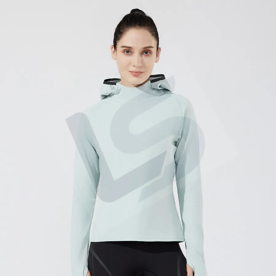 LS-B0762 Unisex Running Jacket in Green, original product photograph