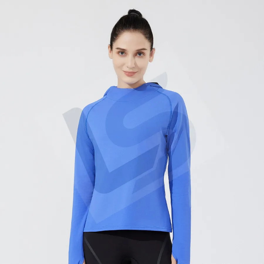 LS-B0762 Unisex Running Jacket in Blue Variant 2, original product photograph