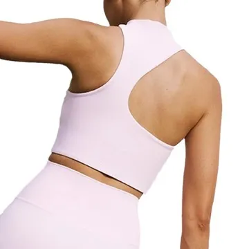LS-B0875 Women's Sports Bra in Orange, original product photograph