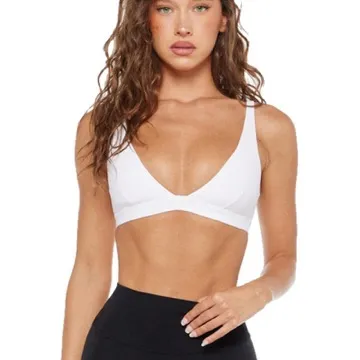 LS-B0878 Women's Sports Bra in Black, original product photograph