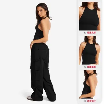 LS-B0880 Women's Training Tank Top in White, original product photograph
