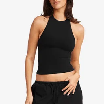 LS-B0880 Women's Training Tank Top in Pink, original product photograph