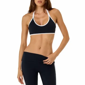 LS-B0889 Women's Padded Sports Tank in Navy, original product photograph