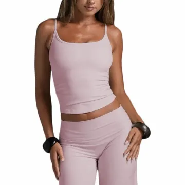 LS-B0894 Women's Padded Sports Tank in Red, original product photograph