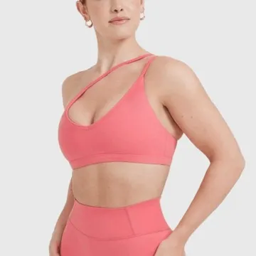 LS-B0900 Women's Sports Bra in Pink, original product photograph