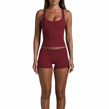 LS-B0907 Women's Training Tank Top in Cherry Red, original product photograph