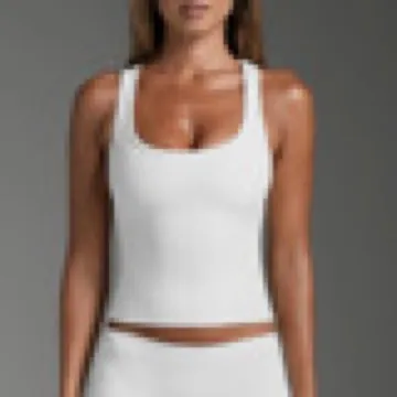 LS-B0907 Women's Training Tank Top in Chocolate, original product photograph