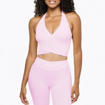 LS-B0908 Women's Padded Sports Tank in White, original product photograph