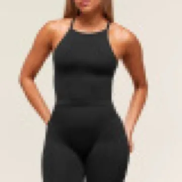 LS-B0909 Women's Padded Sports Tank in Navy, original product photograph