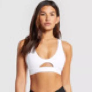 LS-B0910 Women's Sports Bra in Blue, original product photograph