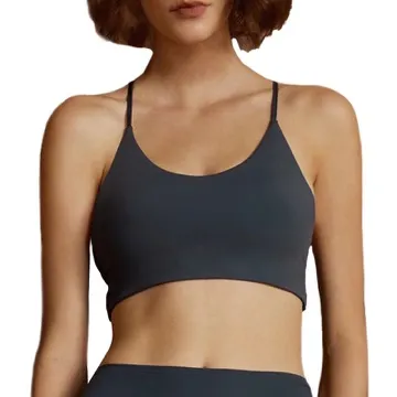 LS-B0918 Women's Padded Sports Tank in Brown, original product photograph