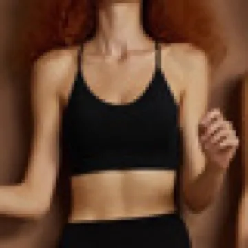 LS-B0918 Women's Padded Sports Tank in Red, original product photograph