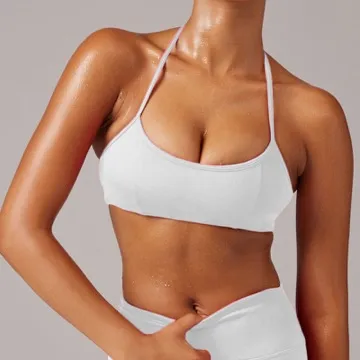 LS-B0925 Women's Sports Bra in Pink, original product photograph