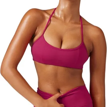 LS-B0925 Women's Sports Bra in Grey, original product photograph